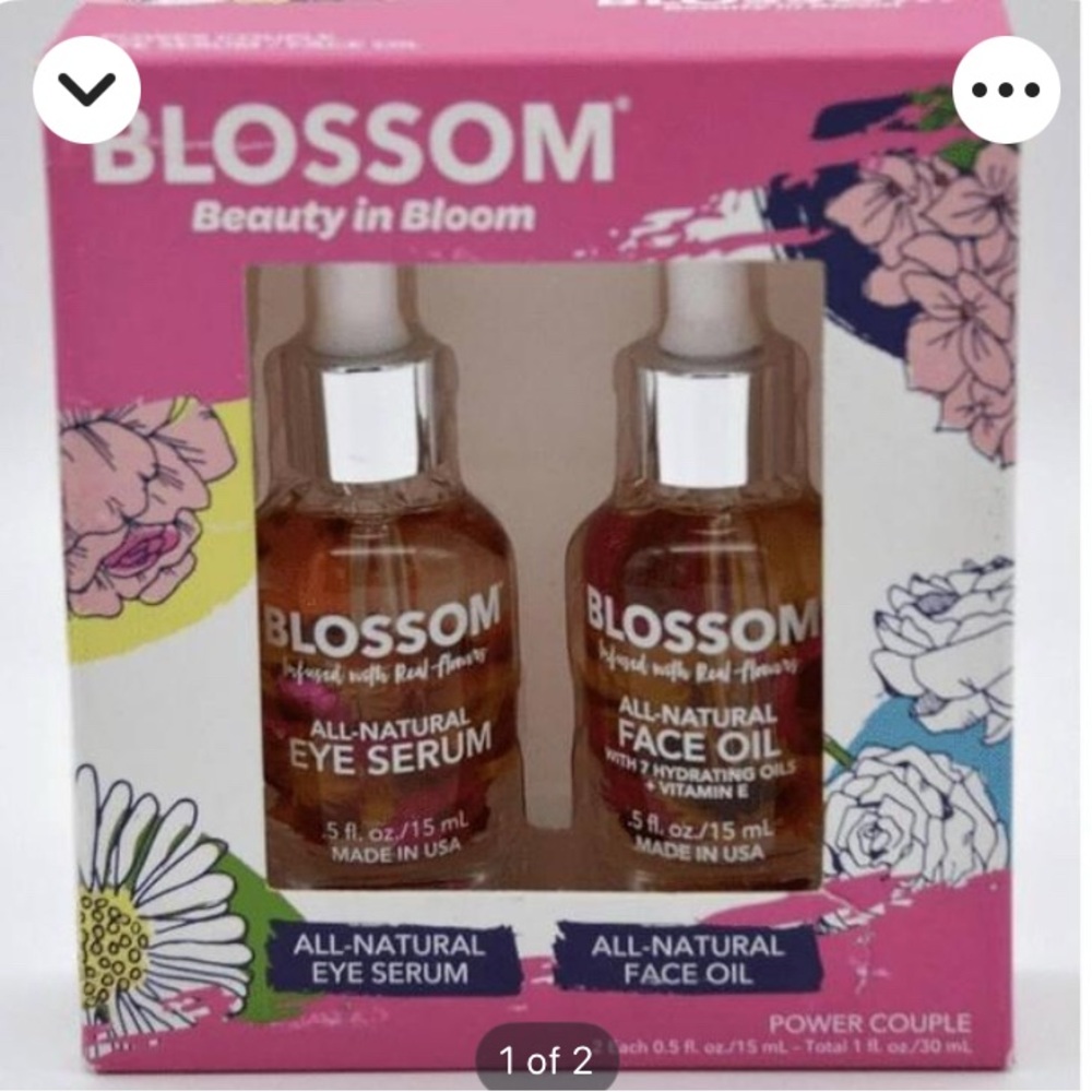 Blossom Beauty In Bloom Power Couple, Eye‎ Serum/Face Oil